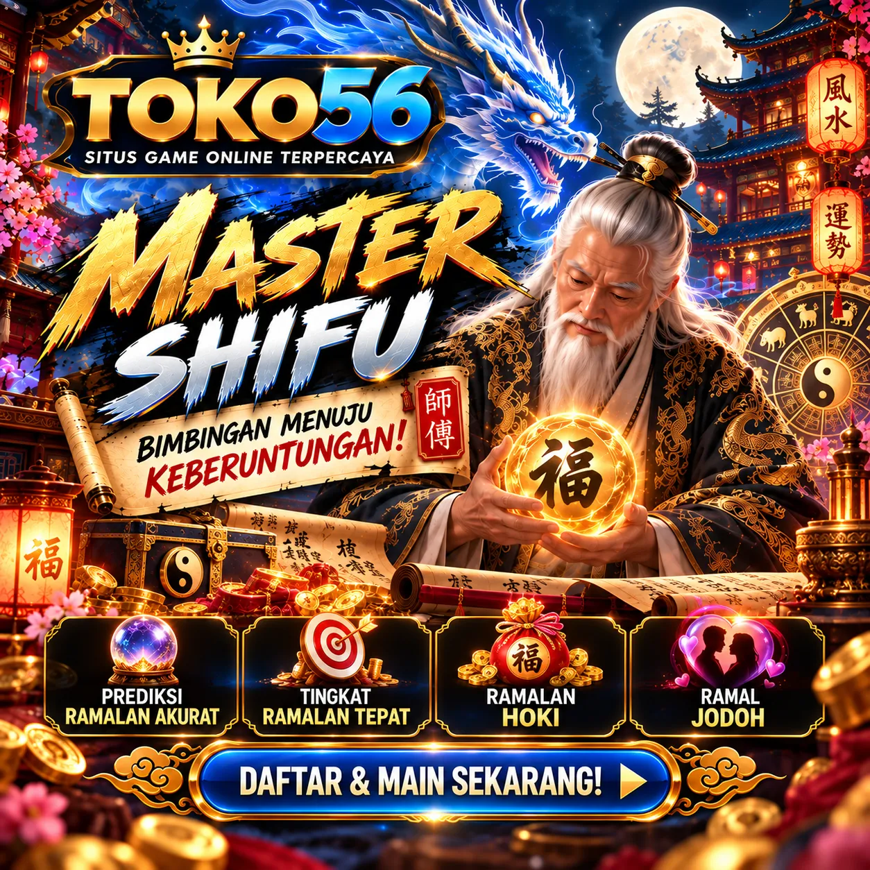 TOKO56 > Ramalan Berhubungan Dengan Kehokian Jodoh > Toko56 Master
